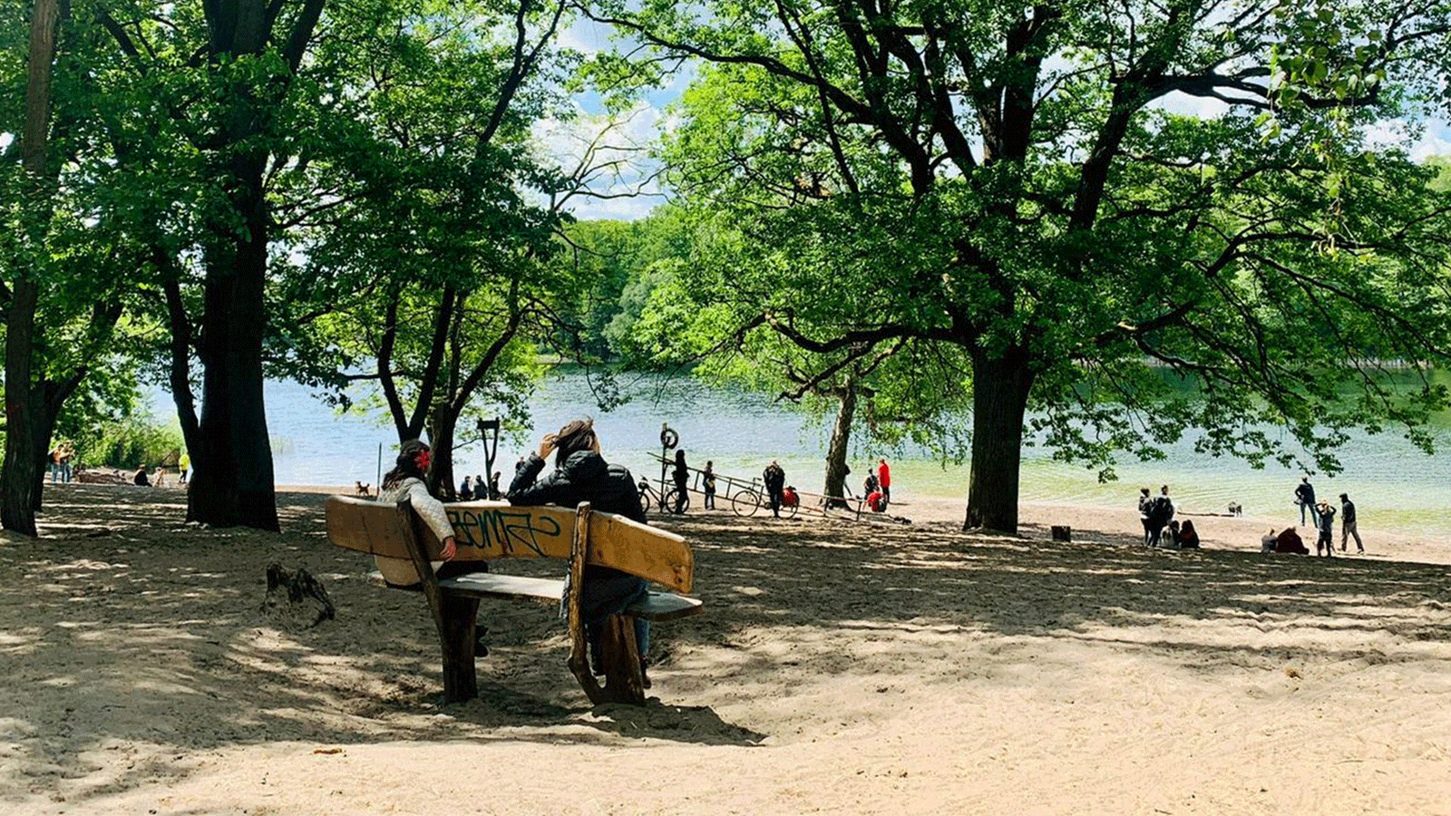 Hundestrand Grunewaldsee