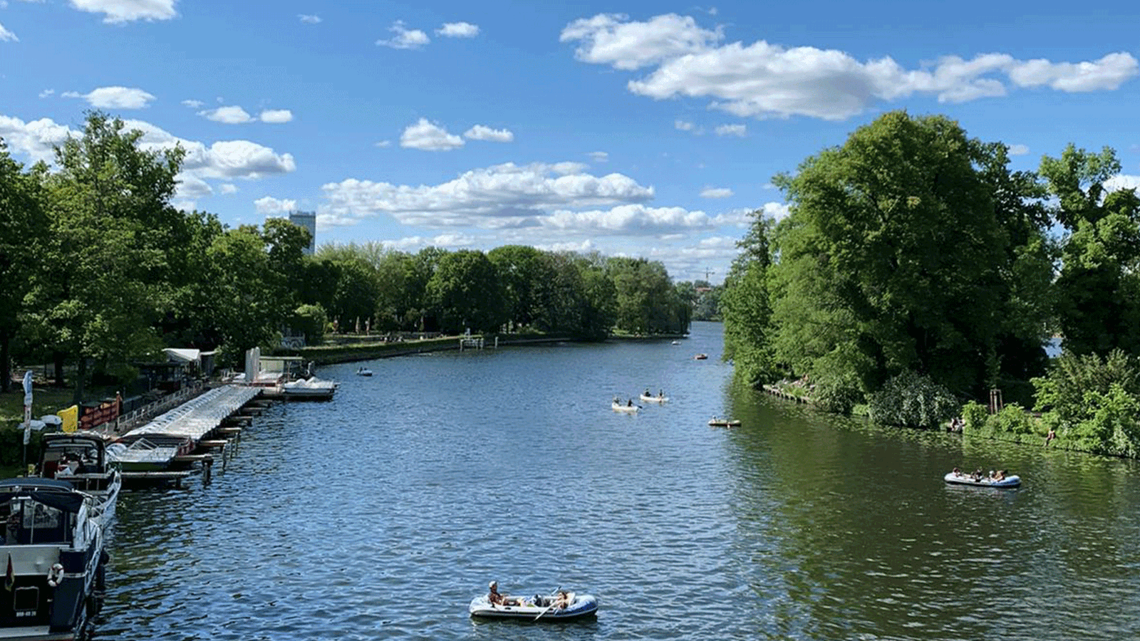 Insel Stralau in Friedrichshain
