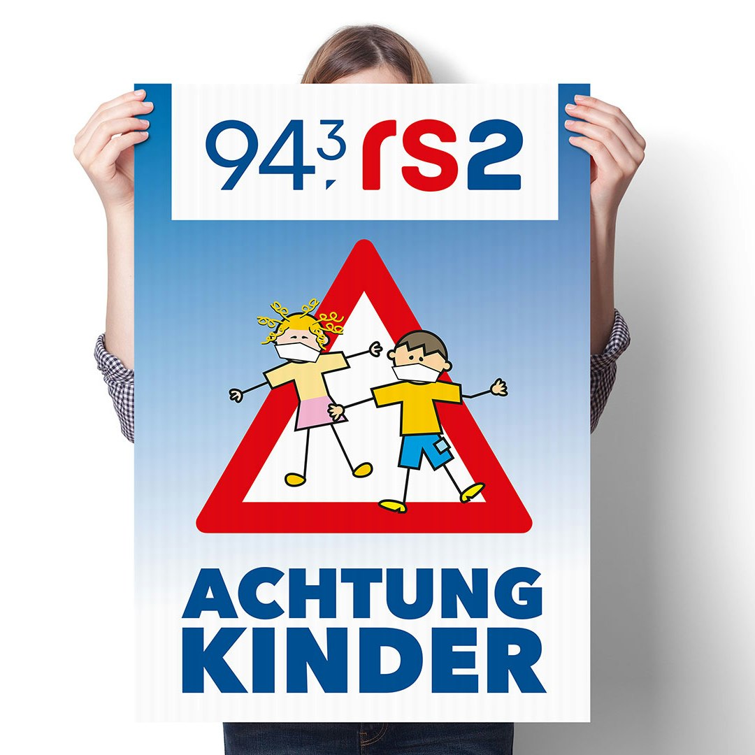 94 3 Rs2 Achtung Kinder Plakate