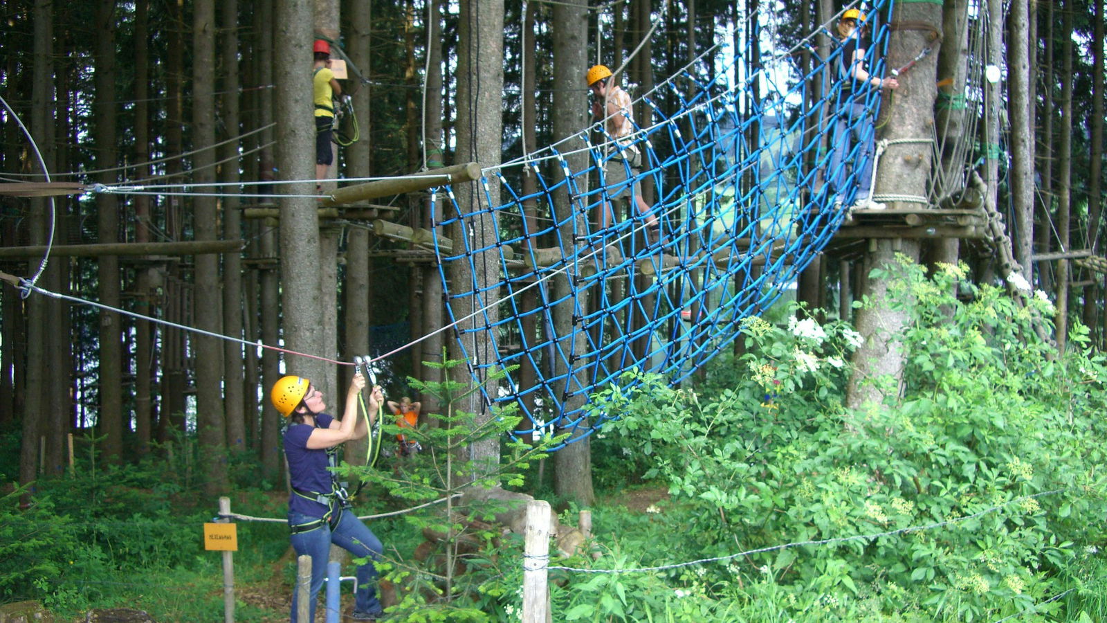 Berlin und Brandenburgs beste Orte im Herbst Hochseilgarten