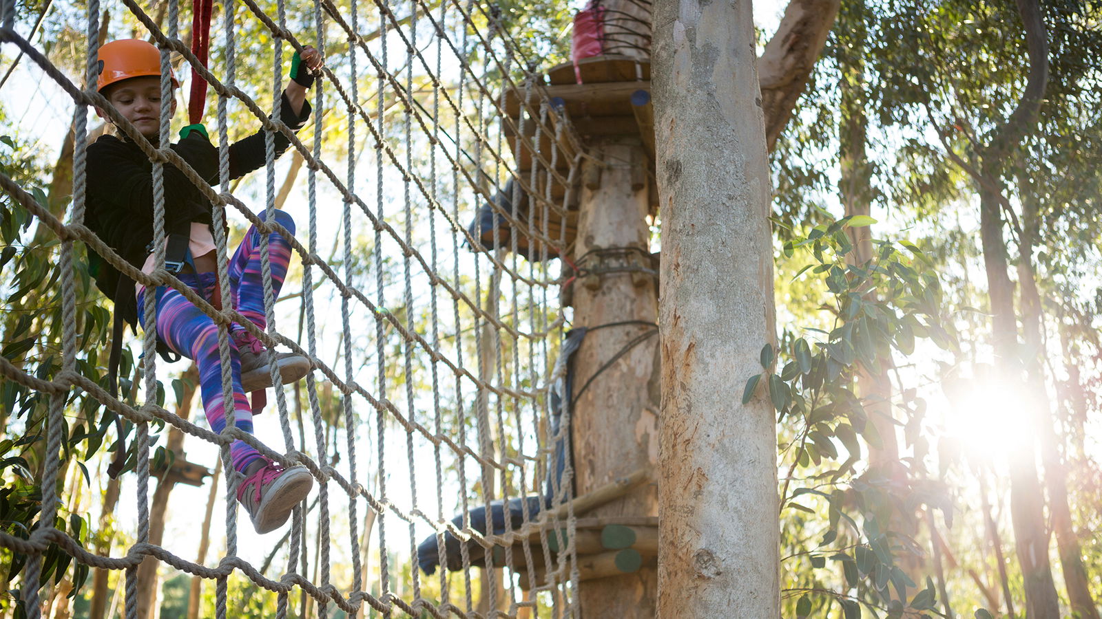 Herbstferien Tipps Klettern im Kletterwald