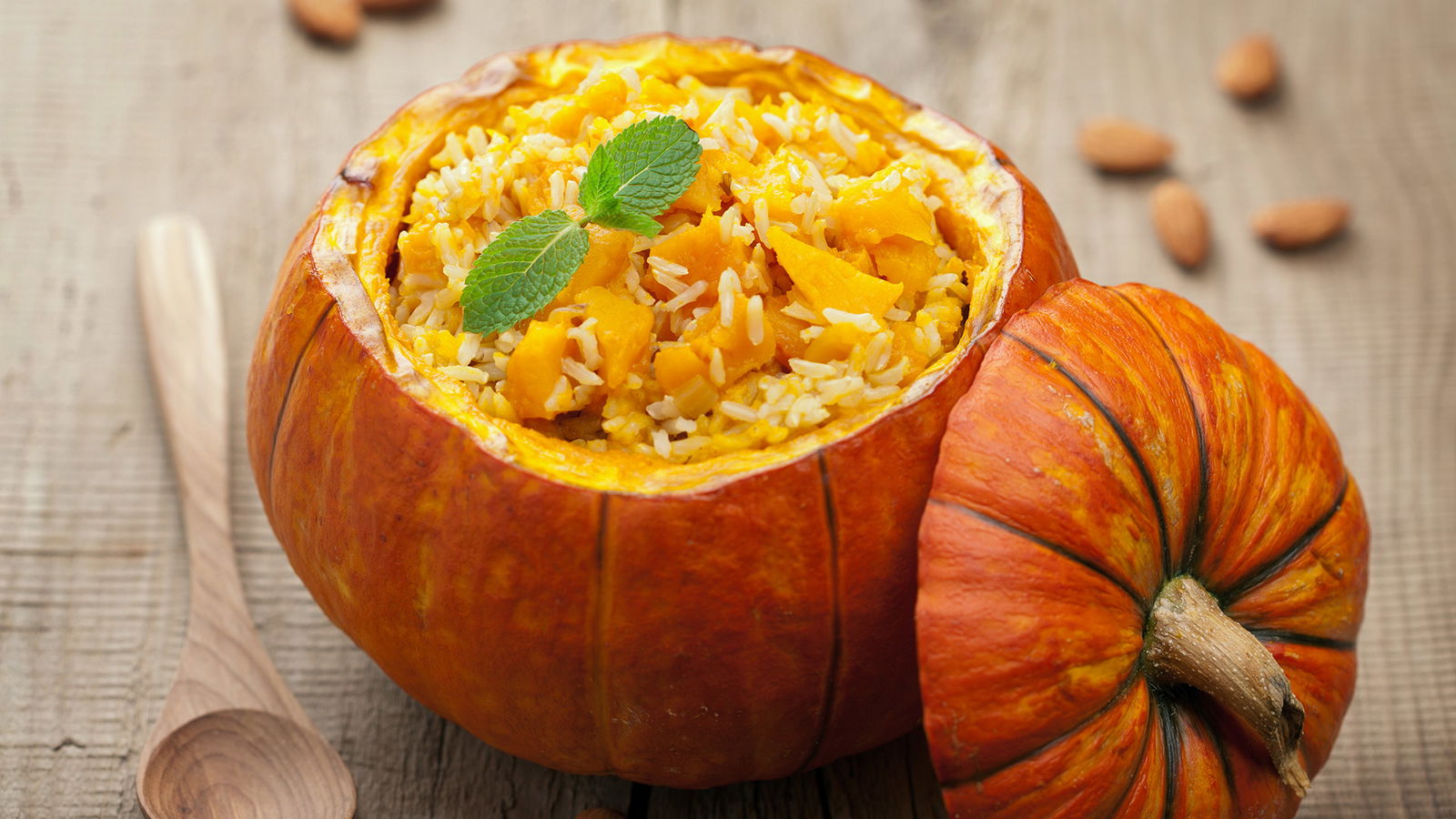 Herbstrezepte gebackener Kürbis