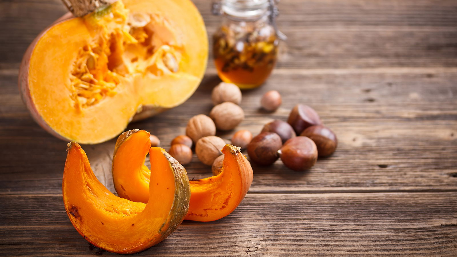 Kürbisrezepte Kürbis und Kastanien