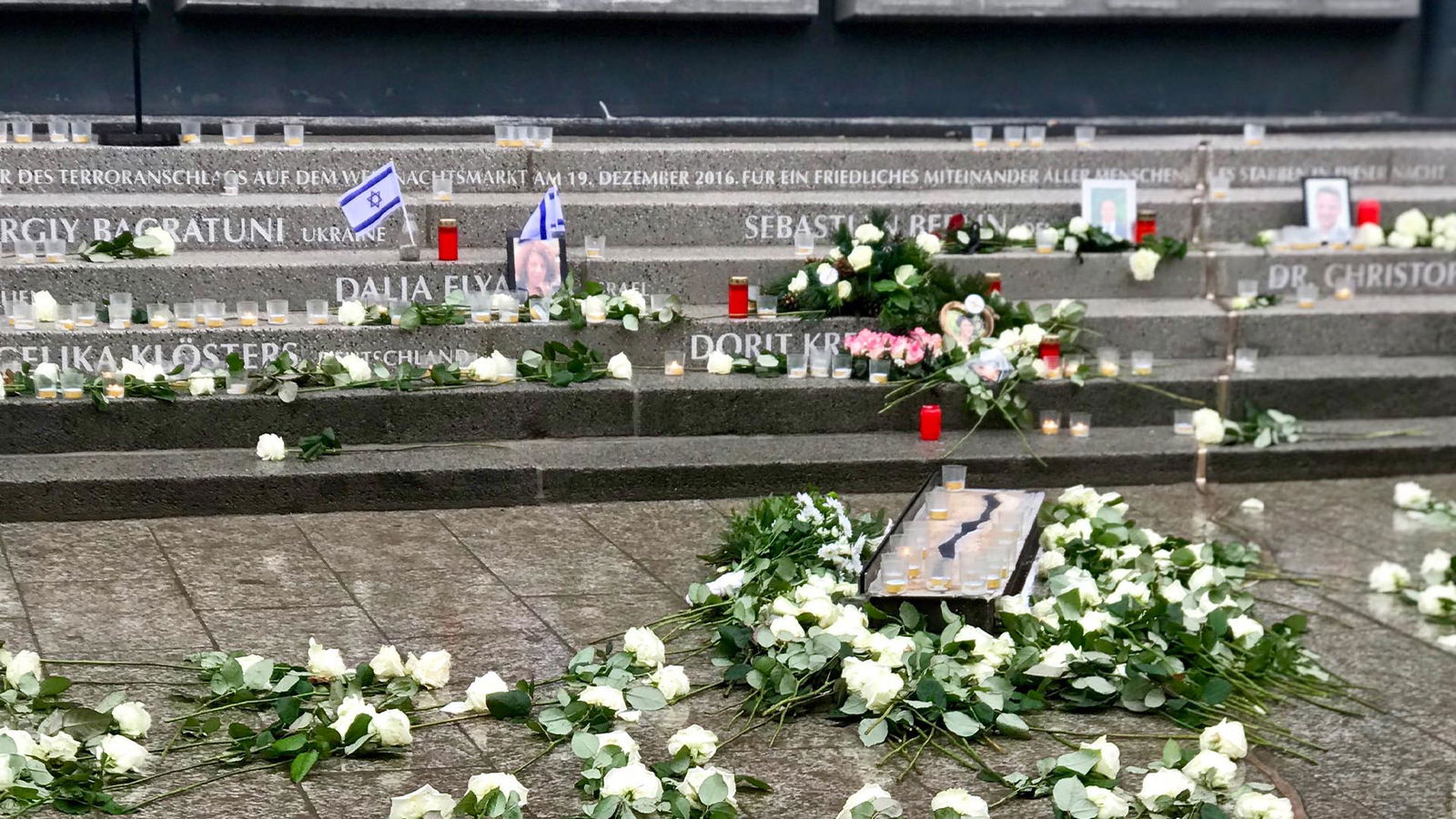 Breitscheidplatz: Eröffnung der Gedenkstätte, 2017