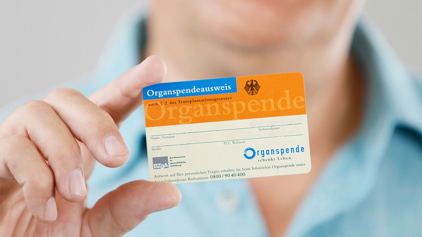 News und Service Organspendeausweis