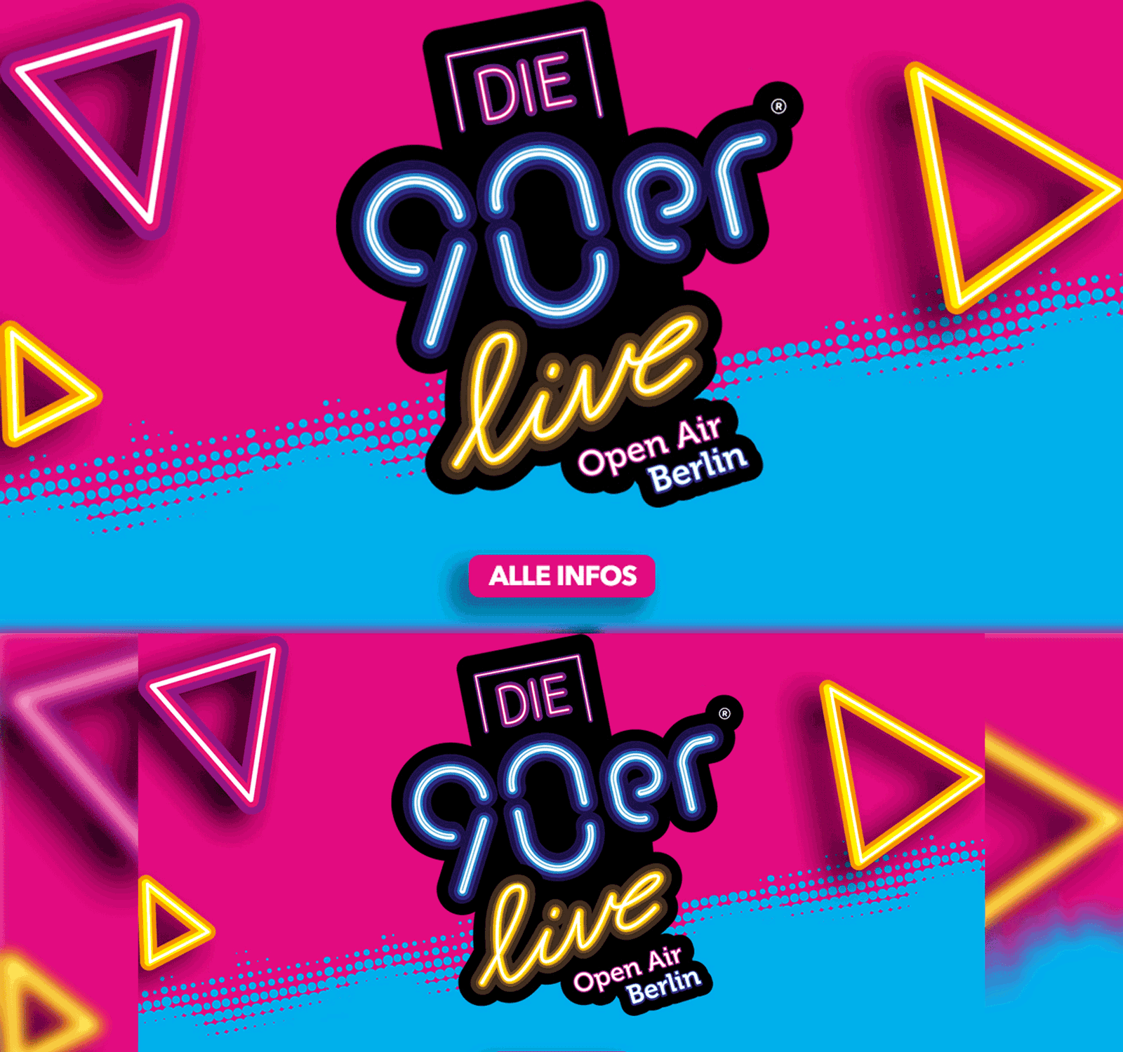 90er Live 2022 Header