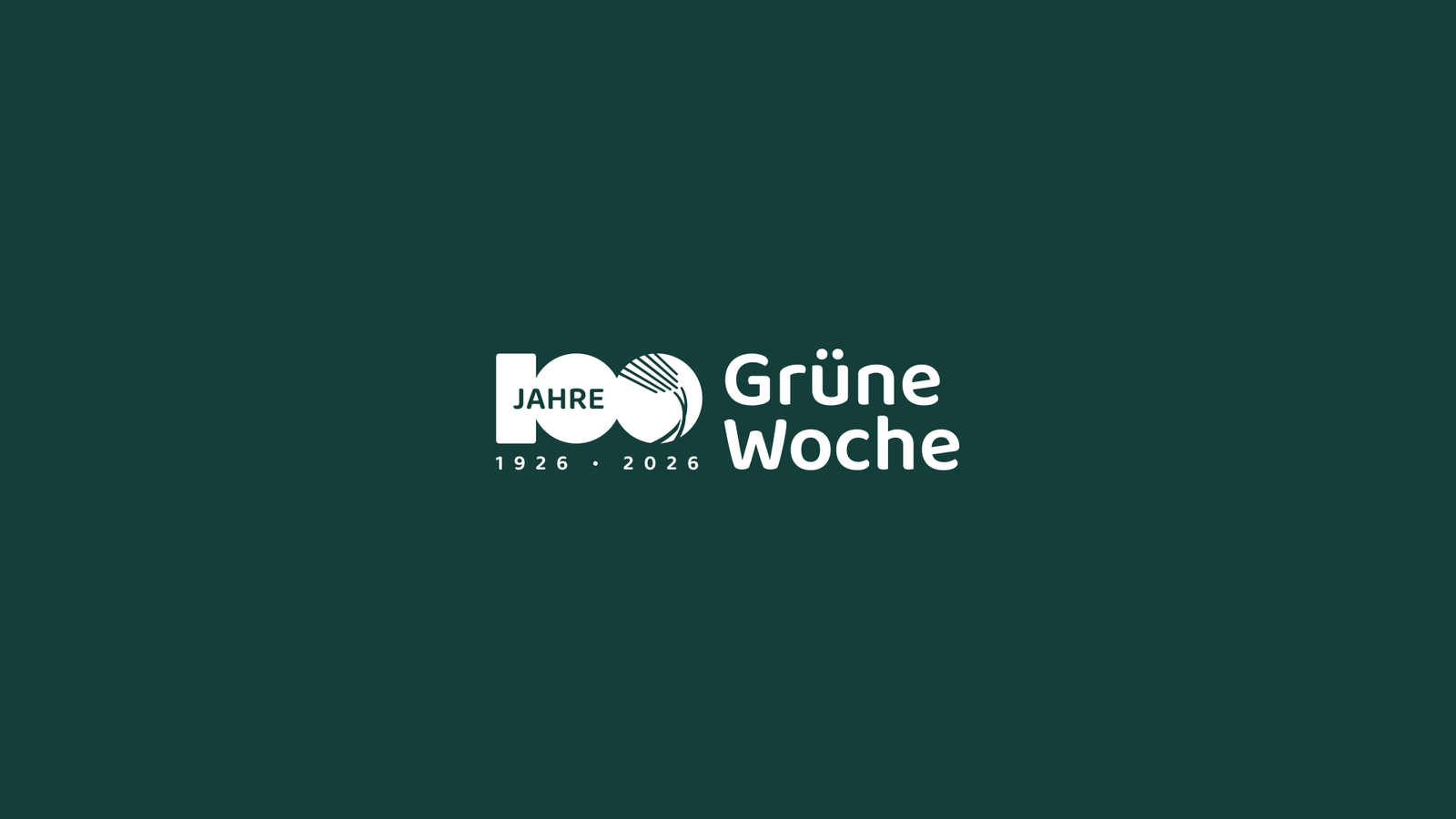 100 Jahre Grüne Woche Logo