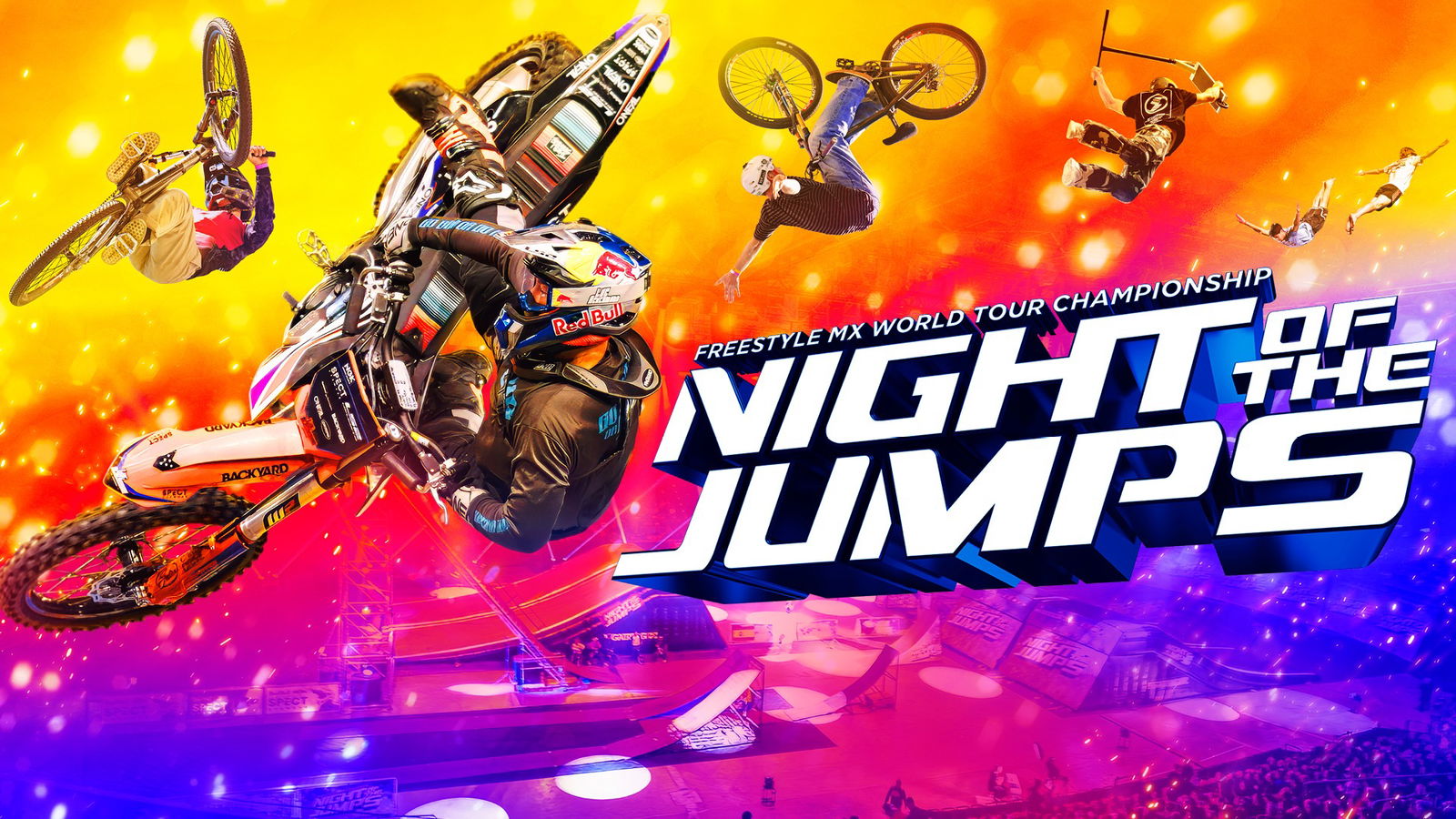 Werbeplakat von Night of the jumps 2026