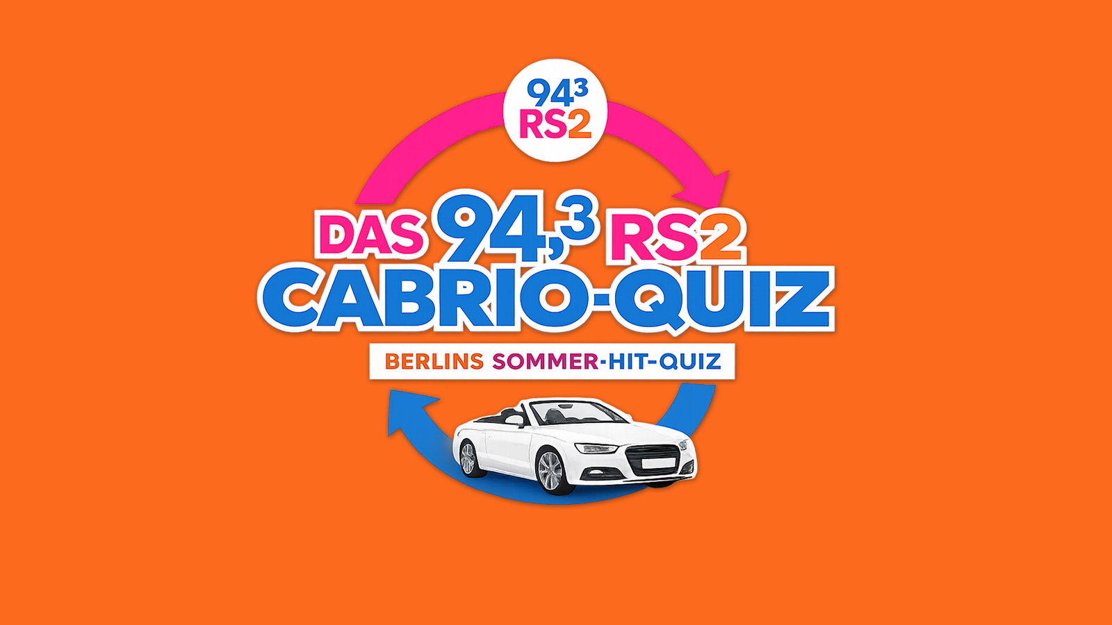 Logo der Aktion Das 94,3 RS2 Cabrio-Quiz