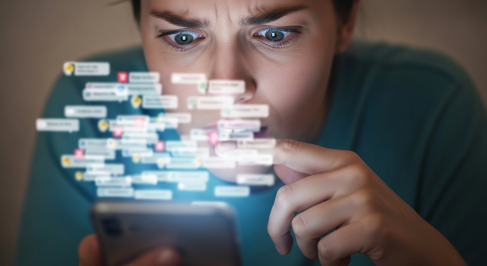 Hauptbild des Artikels die Ping-Mücke, Nachichten überglagerung  