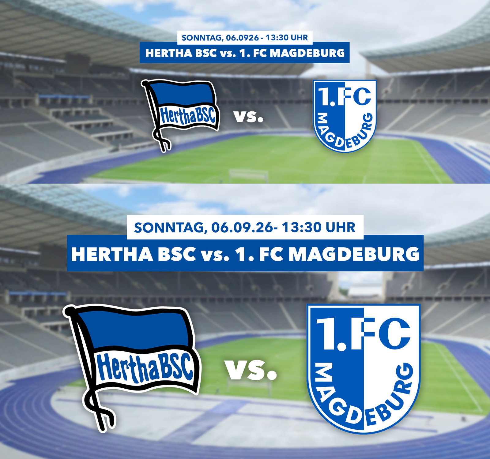 Hertha BSC Vs. 1. FC Magdeburg