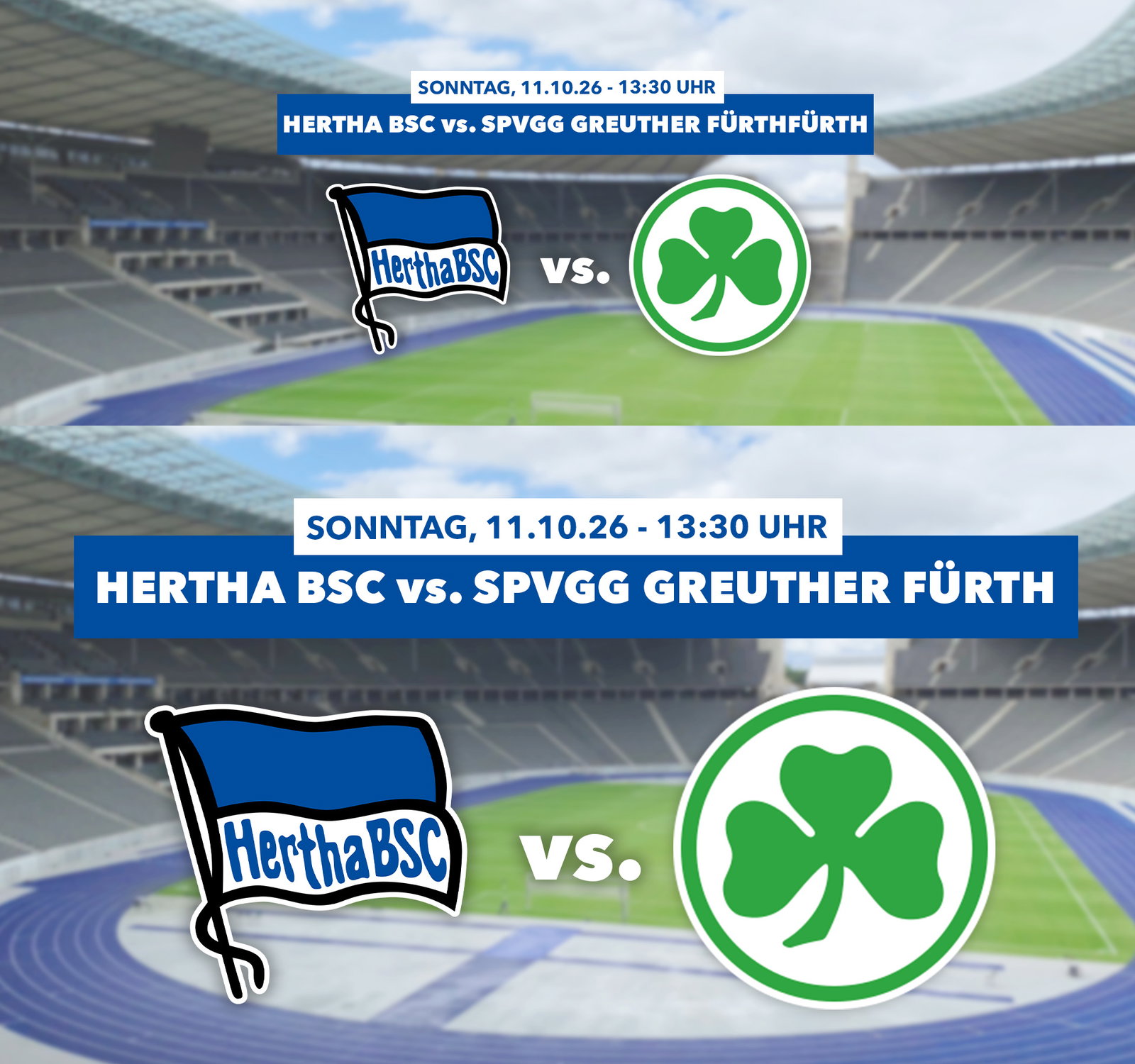 Hertha BSC vs. SpVgg Greuther Fürth