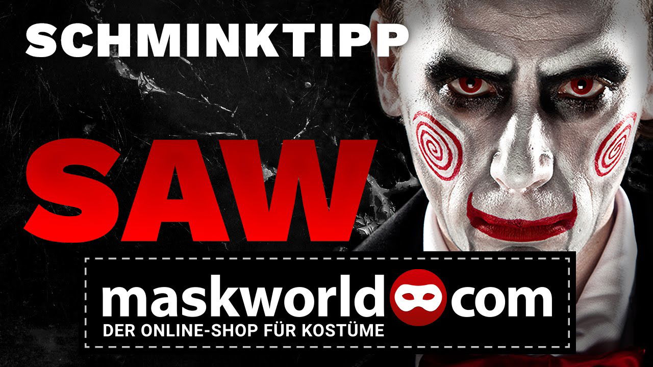 Halloween Make-up Tutorial: Schminkt Euch wie Billy The Puppet aus Saw!
