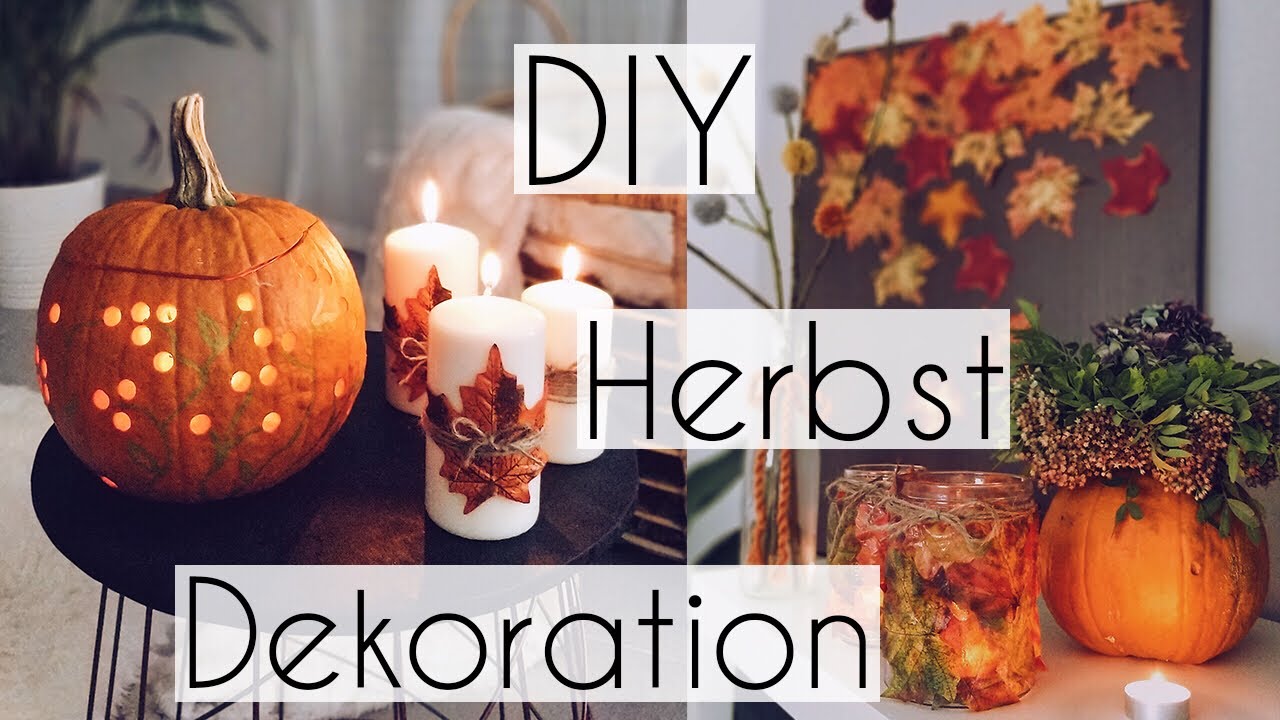 DIE SCHÖNSTEN DIY HERBST DEKOIDEEN für dein ZIMMER ? Einfach & Günstig! TheBeauty2go